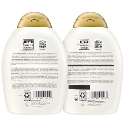 OGX_Nourishing_+_Coconut_Milk_Sulfate_Free_Shampoo_and_Conditioner_Set,_Hydrates_&_Softens_Hair,_Lipi_Pro_Shield_Technology,_Creamy_Coconut_Milk_White_Peach_&_Shea_Butter_Scent,_2_Items,_2_x_13_fl_oz