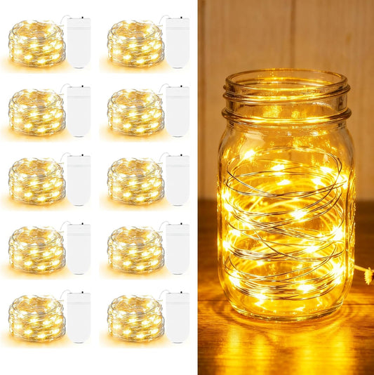10_Pack_Fairy_Lights_Battery_Operated_-_7ft_20_LED_Twinkle_Lights_Copper_Wire_Mini_String_Lights_Firefly_Lights_for_Mason_Jars_DIY_Crafts_Christmas_Wedding_Party_Centerpiece_Table_Decor,_Warm_White