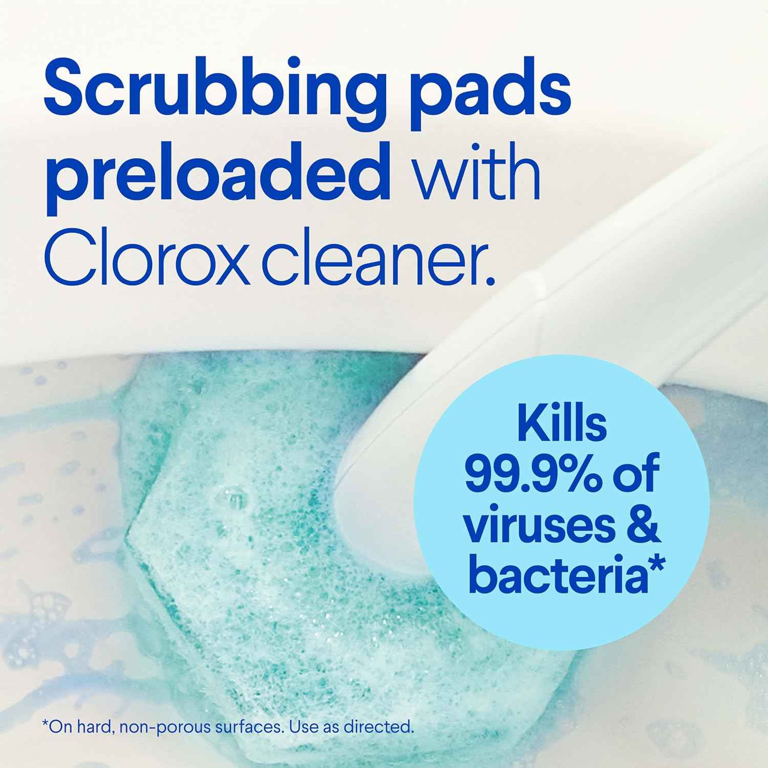 Clorox ToiletWand Toilet Cleaner Refills, Toilet brush, Rainforest Rush, 20 Count