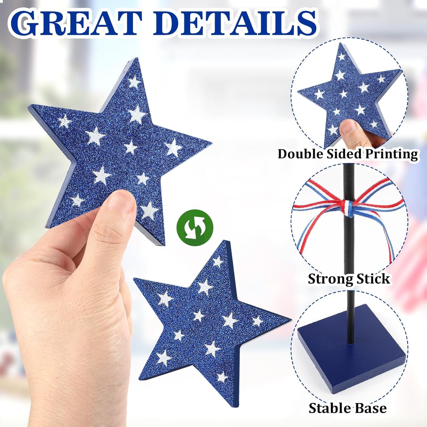 4th_of_July_Tiered_Tray_Decor_Wooden_Star_Set,_3_Pcs_Memorial_Day_Table_Decorations,_Rustic_Patriotic_Tabletop_Home_Decor,_Red_White_and_Blue_Decorations_for_Home_(Shiny)