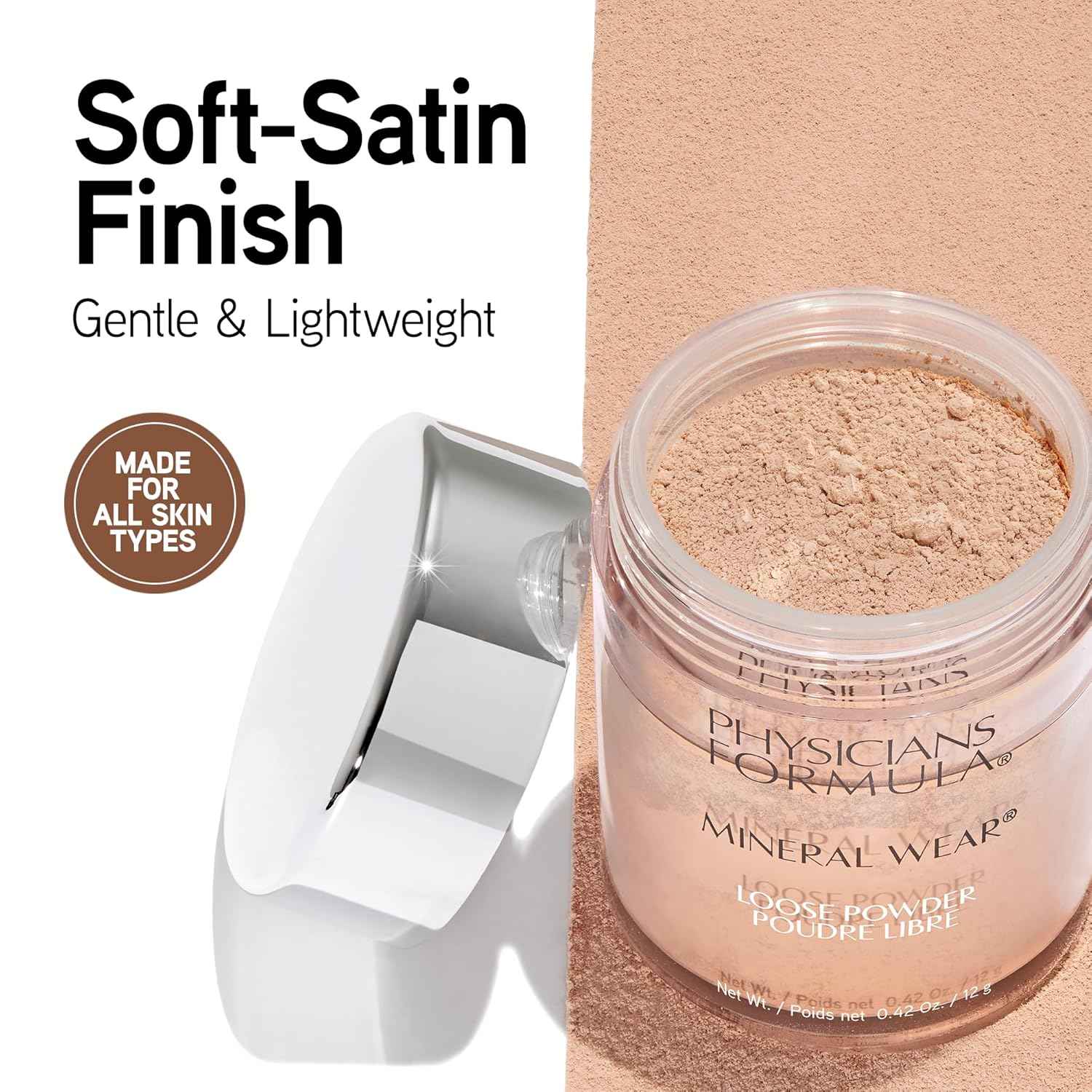 Physicians Formula Mineral Wear Talc-Free Loose Powder, Dermatologist Tested, Clinically Tested