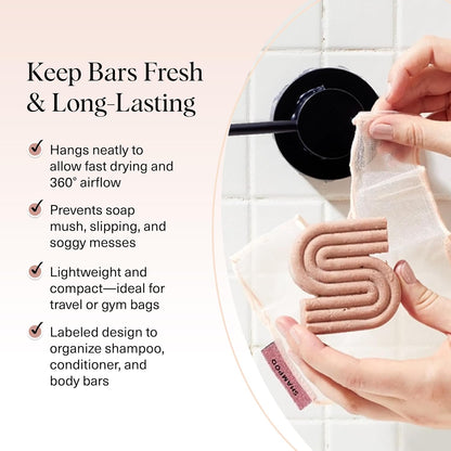 Kitsch_Bar_Soap_Saver_Pouch_–_Patented_Mesh_Soap_Bag_for_Shampoo_and_Conditioner_Bars_-_Extends_Use_&_Prevents_Soggy_Mess_-_Recycled_Beauty_Bar_Bag,_Eco-Friendly_-_2pc_Set,_Blush_&_Terracotta
