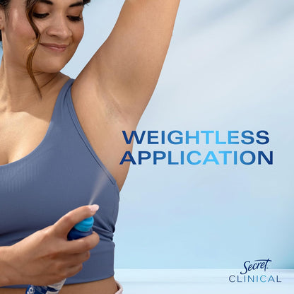 Secret_Clinical_Strength_Dry_Spray_Antiperspirant_Deodorant_for_Women,_3X_Stress_Protection,_72hr_Sweat_&_Odor_Protection,_PH_Balancing_Minerals,_Completely_Clean_Scent,_3.8_oz