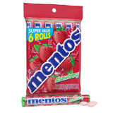 Mentos Candy, Mint Chewy Candy Roll, Fruit, Non-Melting