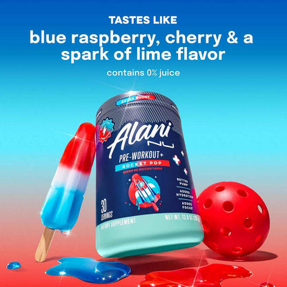 Alani Nu Pre Workout+ Powder, Extra Boost, Sugar Free, 300mg Caffeine, L-Theanine, Beta-Alanine, Citrulline, 30 Servings