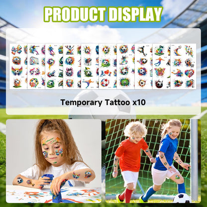 60PCS_Soccer_Party_Favors,_Soccer_Goodie_Bag_Stuffers_with_10_x_6.5_Inch_Bags_Keychain_Medal_Tattoo_Sticker_Slap_Bracelets_Whistles,_for_Kids_Soccer_Birthday_Party_Decorations_Supplies_Souvenirs