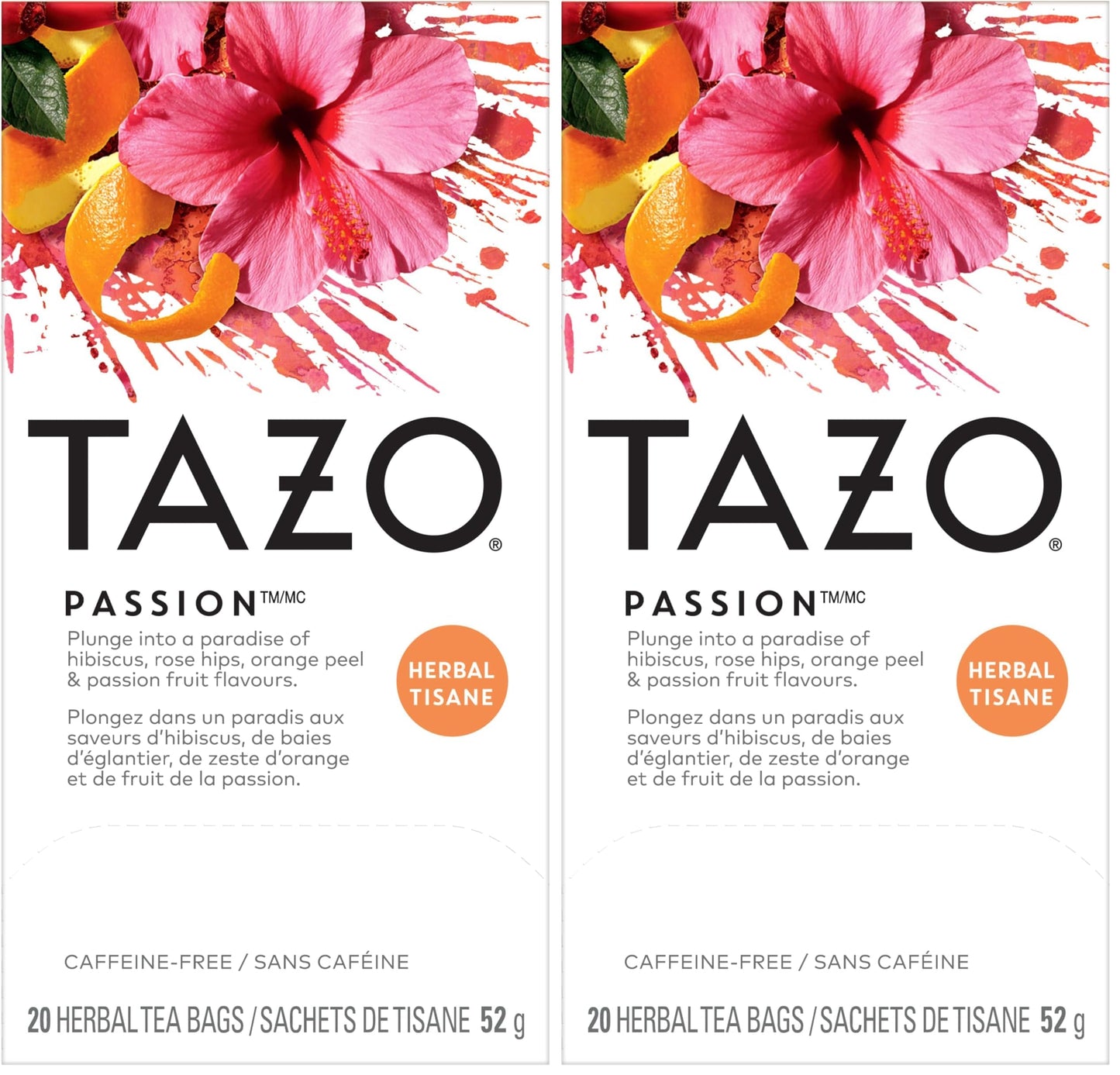 20 Tea Bags (Pack of 2) - Passion