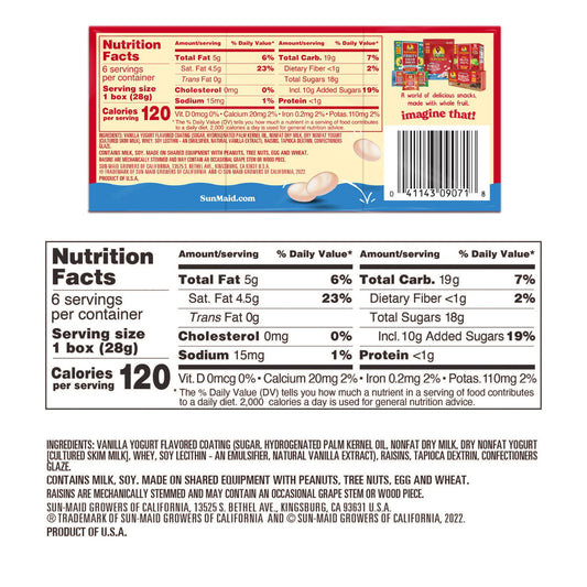 Sun-Maid_Vanilla_Yogurt_Coated_Raisins_-_(6_Pack)_1_oz_Snack-Size_Box_-_Yogurt_Covered_Dried_Fruit_for_Lunches_and_Back_To_School_Snacks