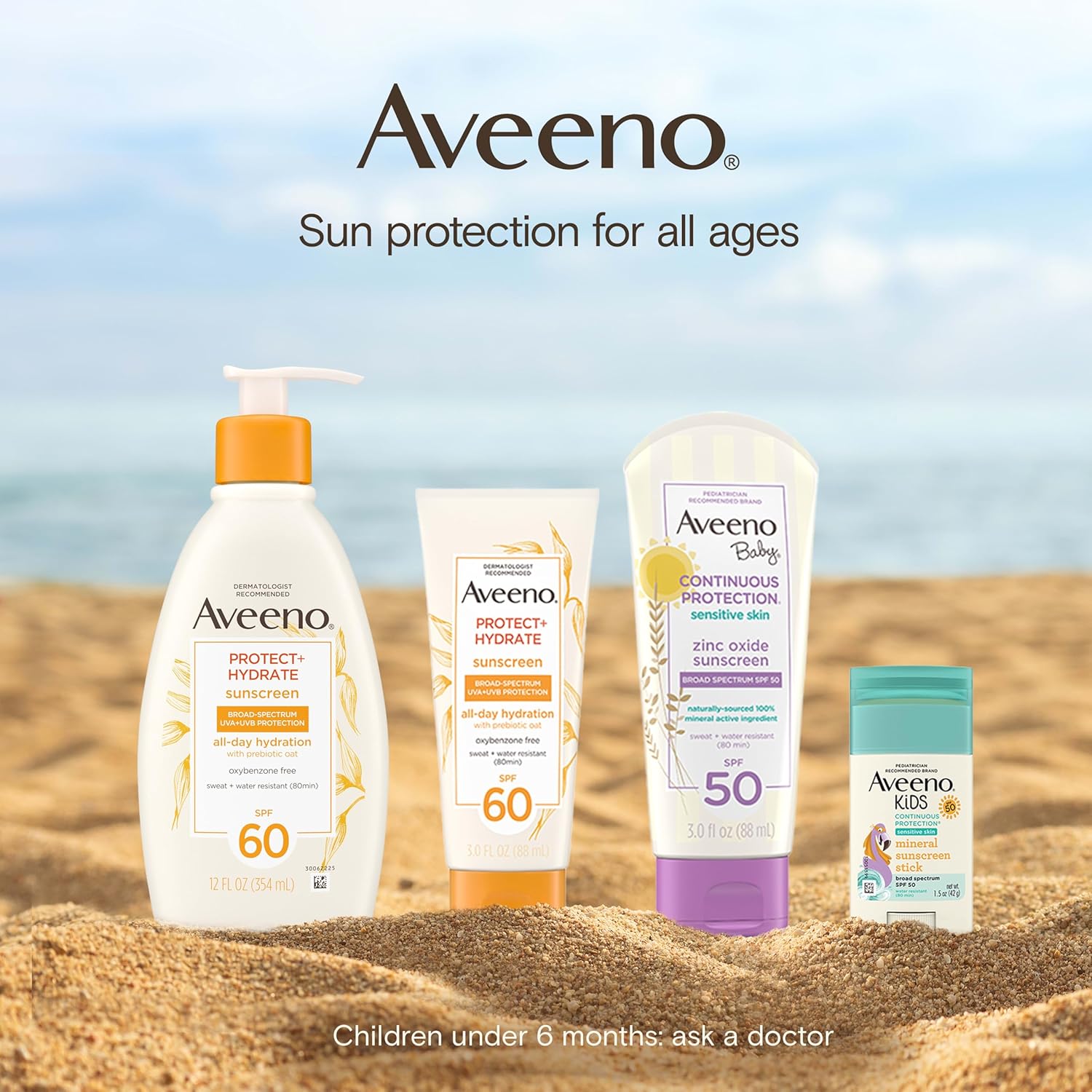 Aveeno_Protect_+_Hydrate_Sunscreen_Moisturizing_Lotion_with_Prebiotic_Oat,_Broad_Spectrum_SPF60,_Paraben,_&_Oil_Free,_Weightless,_Water_&_Sweat_Resistant_(80-min)_for_Sensitive_Skin,_12_Fl_Oz