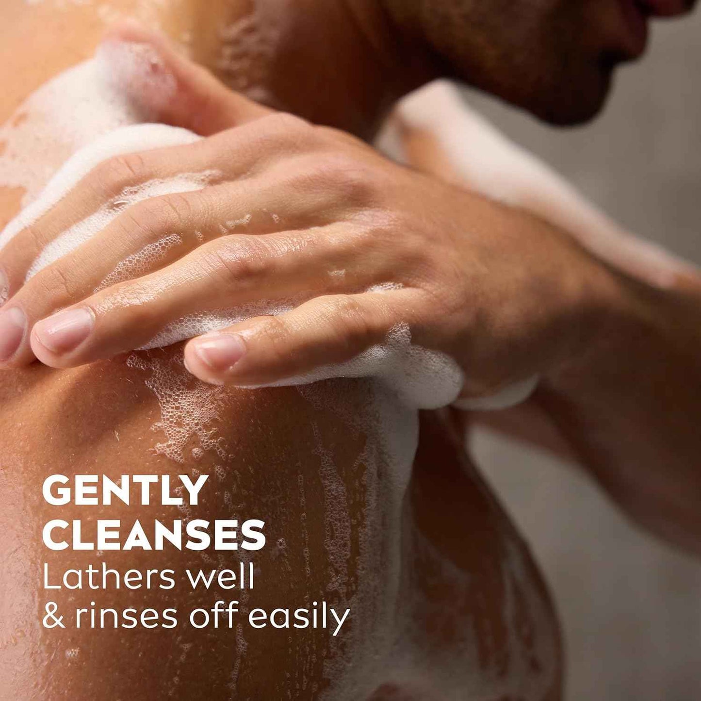 NIVEA MEN Sensitive Body Wash with Bamboo Extract, Moisturizing Body Wash for Sensitive Skin, Soap Free Shower Gel for Men with No Drying Alcohol, 16.9 Fl Oz Bottle