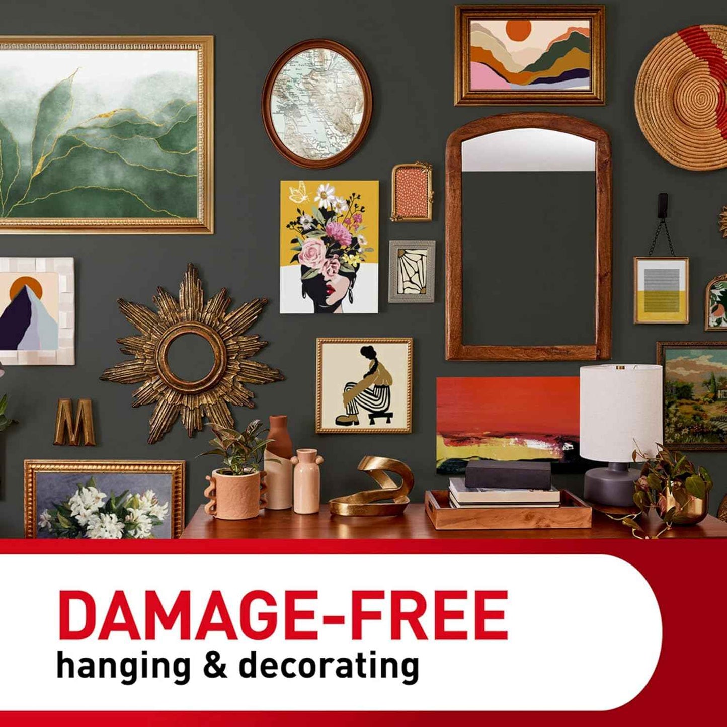 Command Sawtooth Picture Hangers, Damage-Free Hanging Sawtooth Frames, No Tools Wall Hook for Home Decor, Holds up to 4 lb