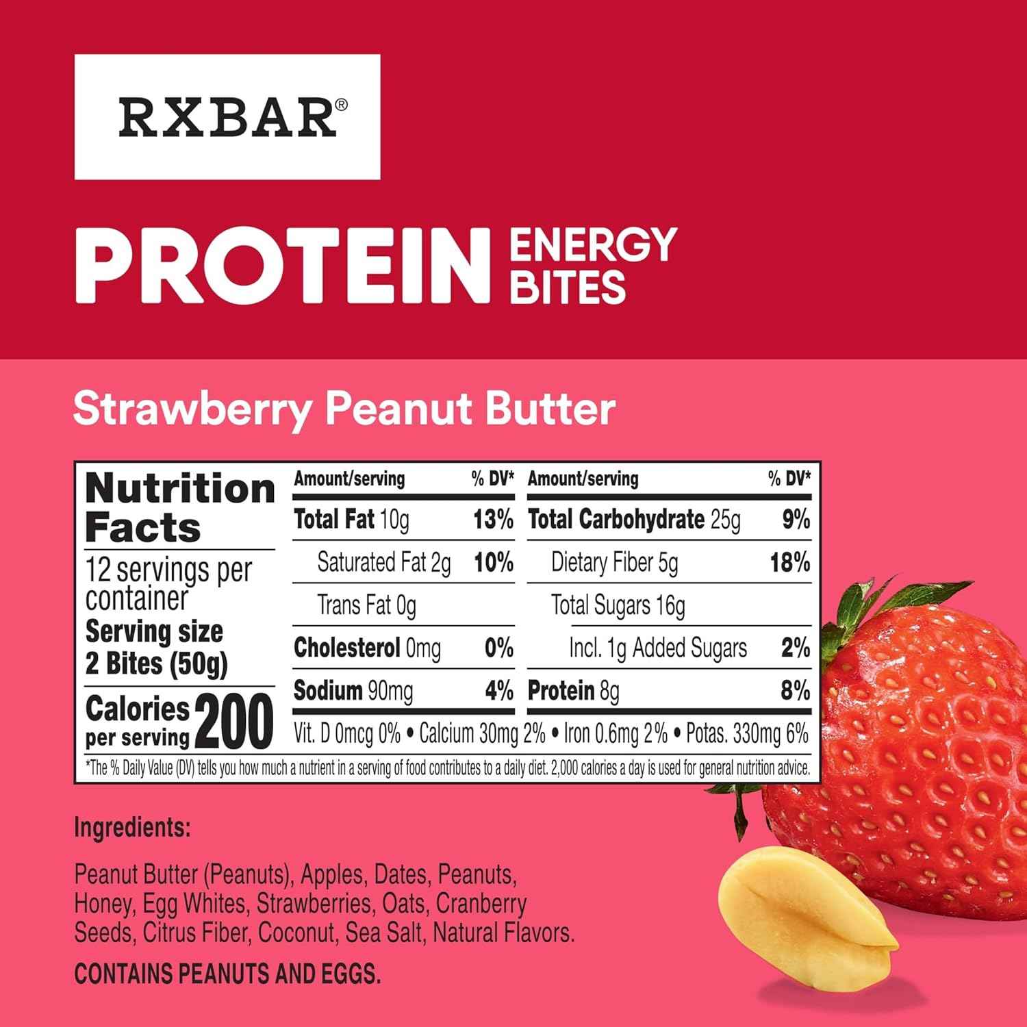 RXBAR Protein Energy Bites, Gluten Free Protein Balls