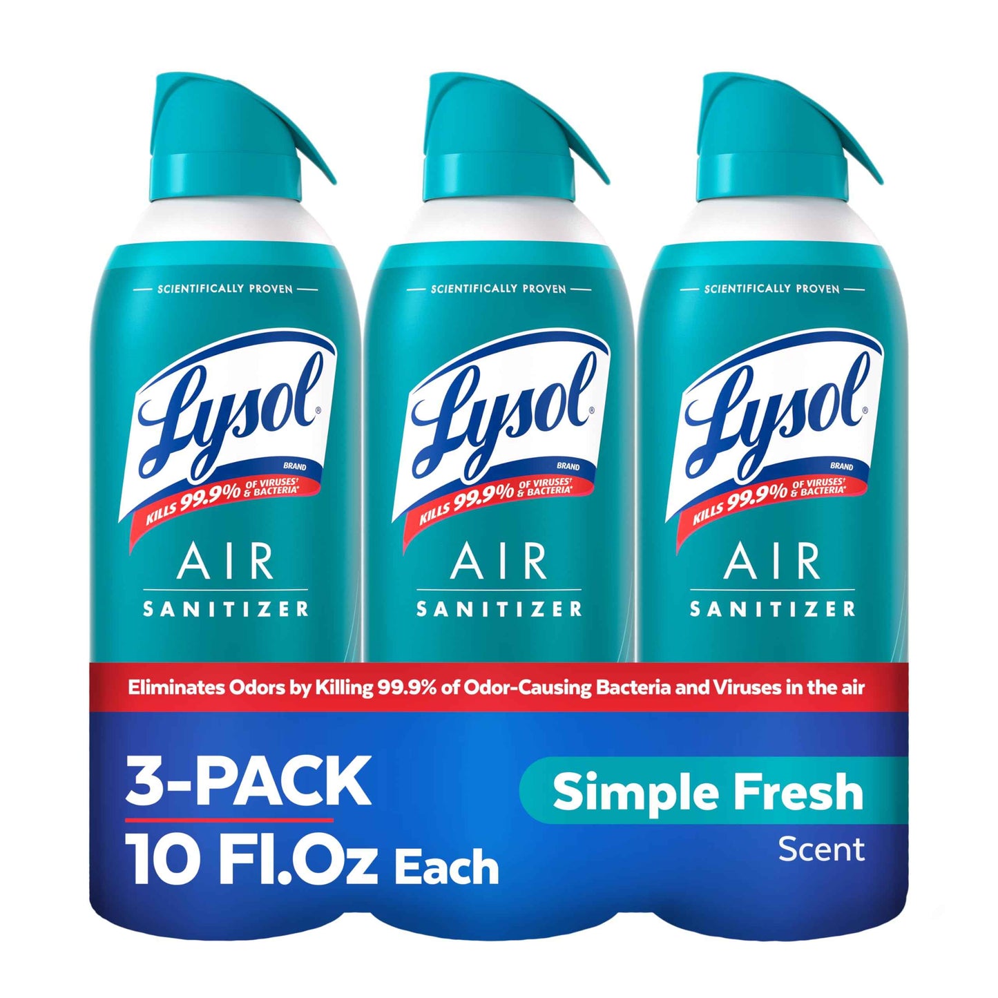 Lysol Air Sanitizer Spray with Bacterial Odor Eliminator for Home & Office, Sanitizing Air Spray, Air Freshener Alternative