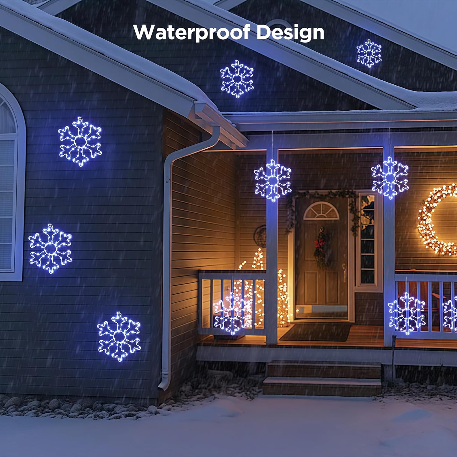 BlcTec_2_Pack_Big_Christmas_Snowflakes_Lights,_13_Inch_Durable_Metal_Frame_Snowflakes_with_Remote_Control,_8_Modes,_Timer,_Waterproof_Battery_Operated_Snowflake_Lights_for_Christmas_Party_Decorations