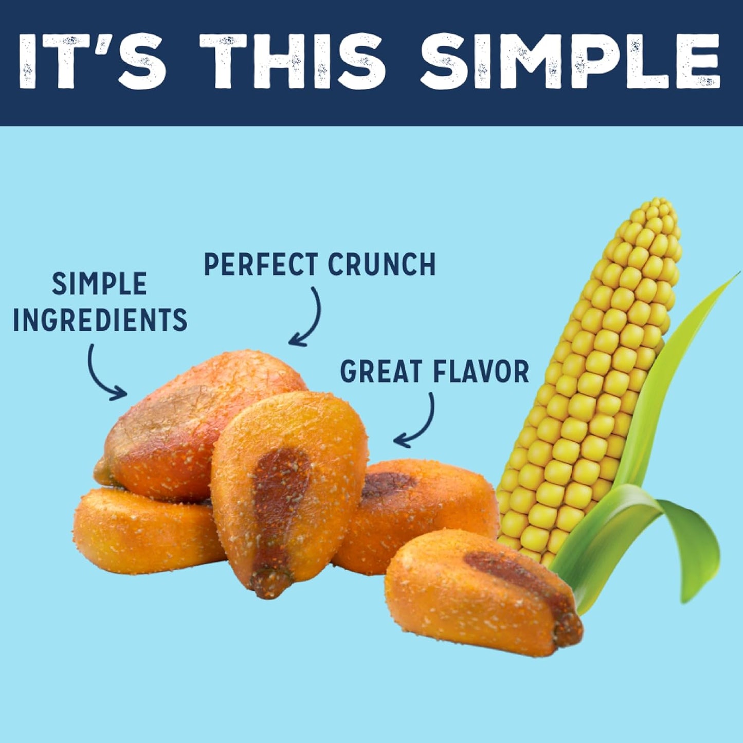 LOVE_CORN_Sea_Salt_|_Delicious_Crunchy_Corn_Natural_Snack_|_4_Ounce_x_1_Bag_|_Non-GMO,_Low-Sugar,_Gluten-Free,_Plant_Based,_Vegan,_Low_Sugar