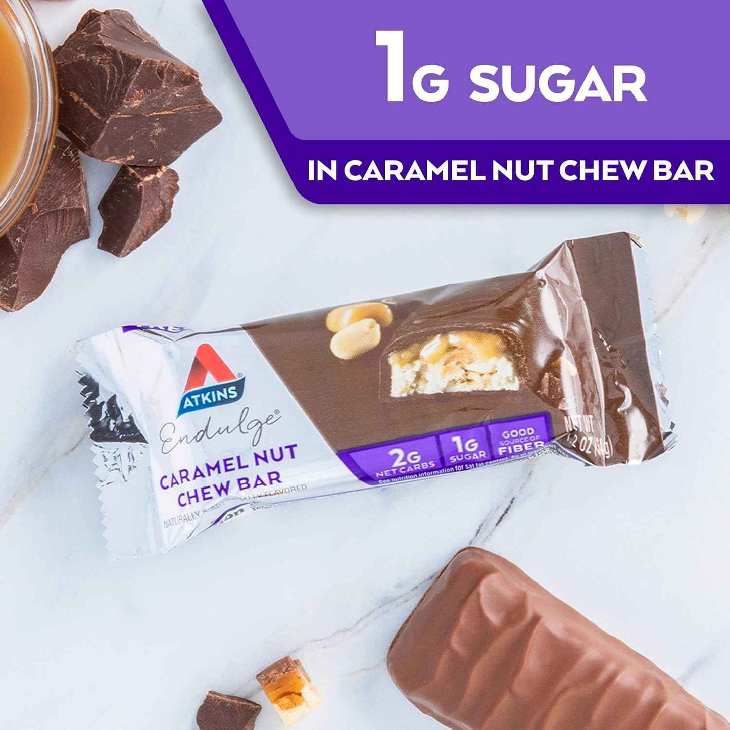 Atkins Endulge, Dessert Favorite, 1g Sugar, Good Source of Fiber