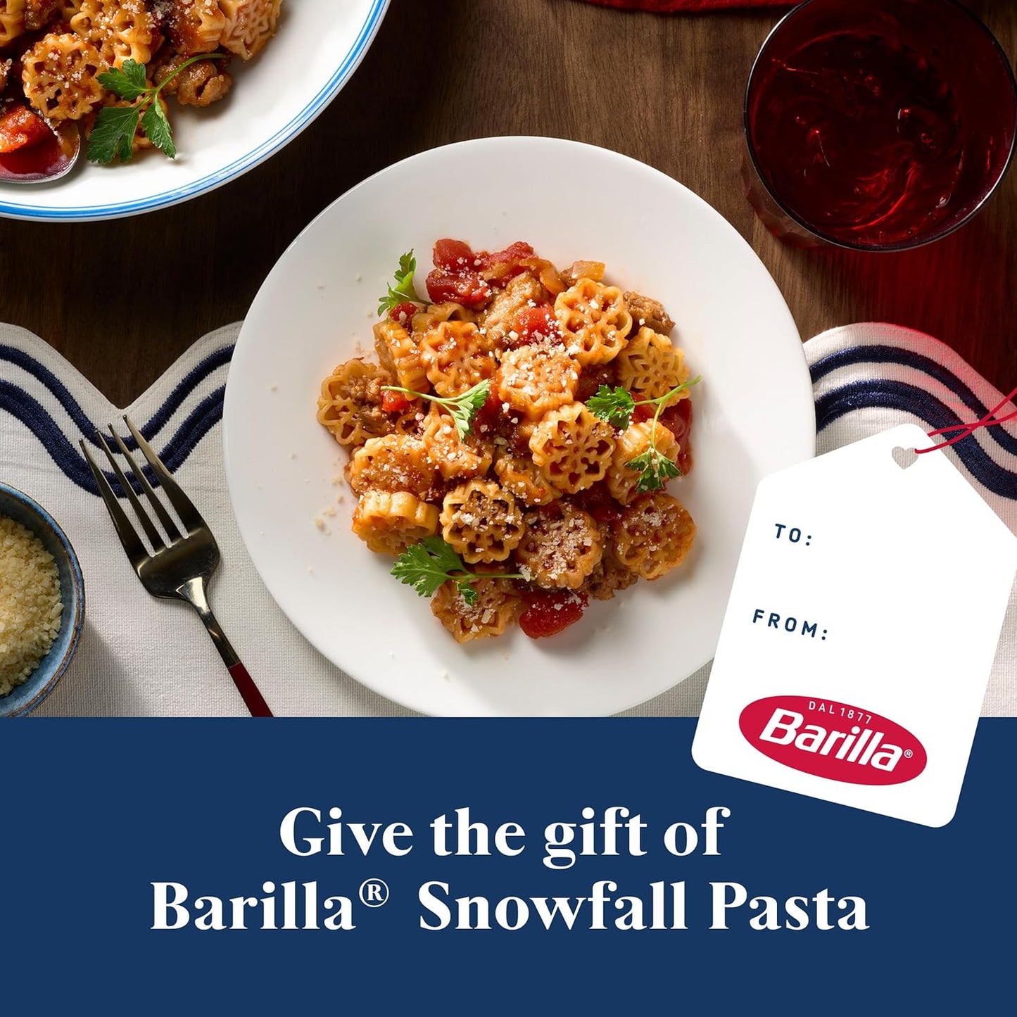 Barilla,_Limited_Edition_Snowfall_Pasta,_12_Ounce