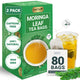Moringa Leaf Tea - 80 Tea Bags (Pack of 2)