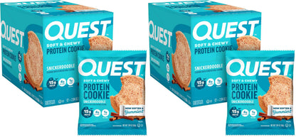 Quest Nutrition Protein Cookie, 15g Protein, 1g Sugar, 2g Net Carbs, Keto Friendly, High Protein, Low Carb; 12 Count