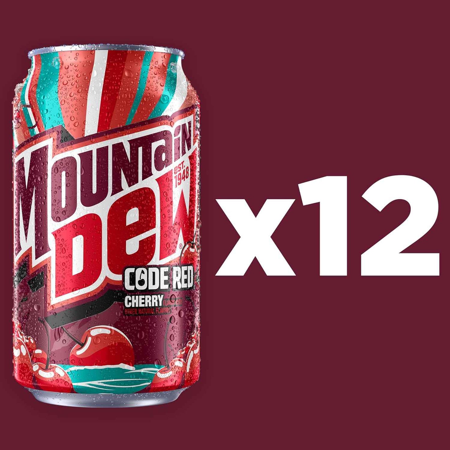 Mountain Dew, 12 Fl Oz Cans, 12 Pack