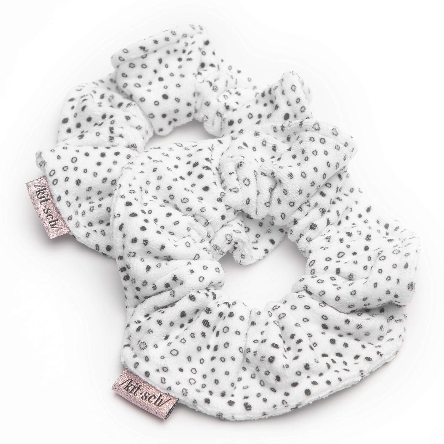 Kitsch_Microfiber_Hair_Towel_Scrunchies_-_Soft_and_Highly_Absorbent_Microfiber_Scrunchie_for_Women_|_Reduces_Heat_Drying_Time_|_Ideal_Gifts_for_Women_-_2pcs_(Micro_Dot_Design)