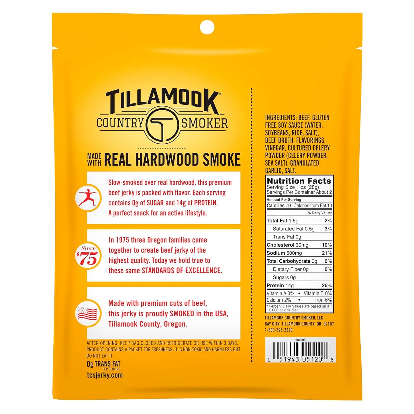 Tillamook_Country_Smoker_Zero_Sugar_Keto_Friendly_Beef_Jerky,_Original,_2.2_Ounce