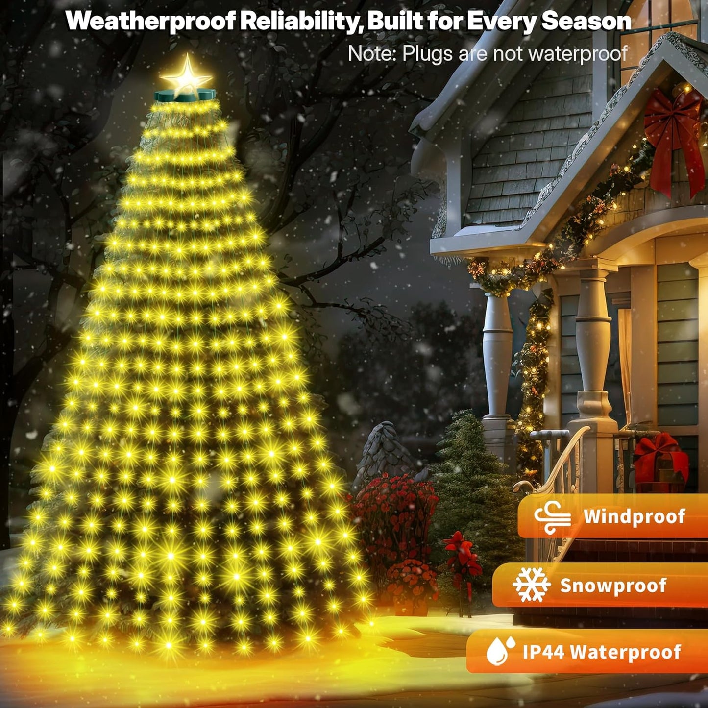 30+_Modes_Coated_Christmas_Tree_Lights_Indoor_with_Remote_-_7.5Ft_x_12_Lines_336_LED_Cascading_Twinkle_Lights_Ring_for_Christmas_Tree,_Smart_App_Outdoor_Waterproof_for_7_7.5_8_Ft_Xmas_Tree
