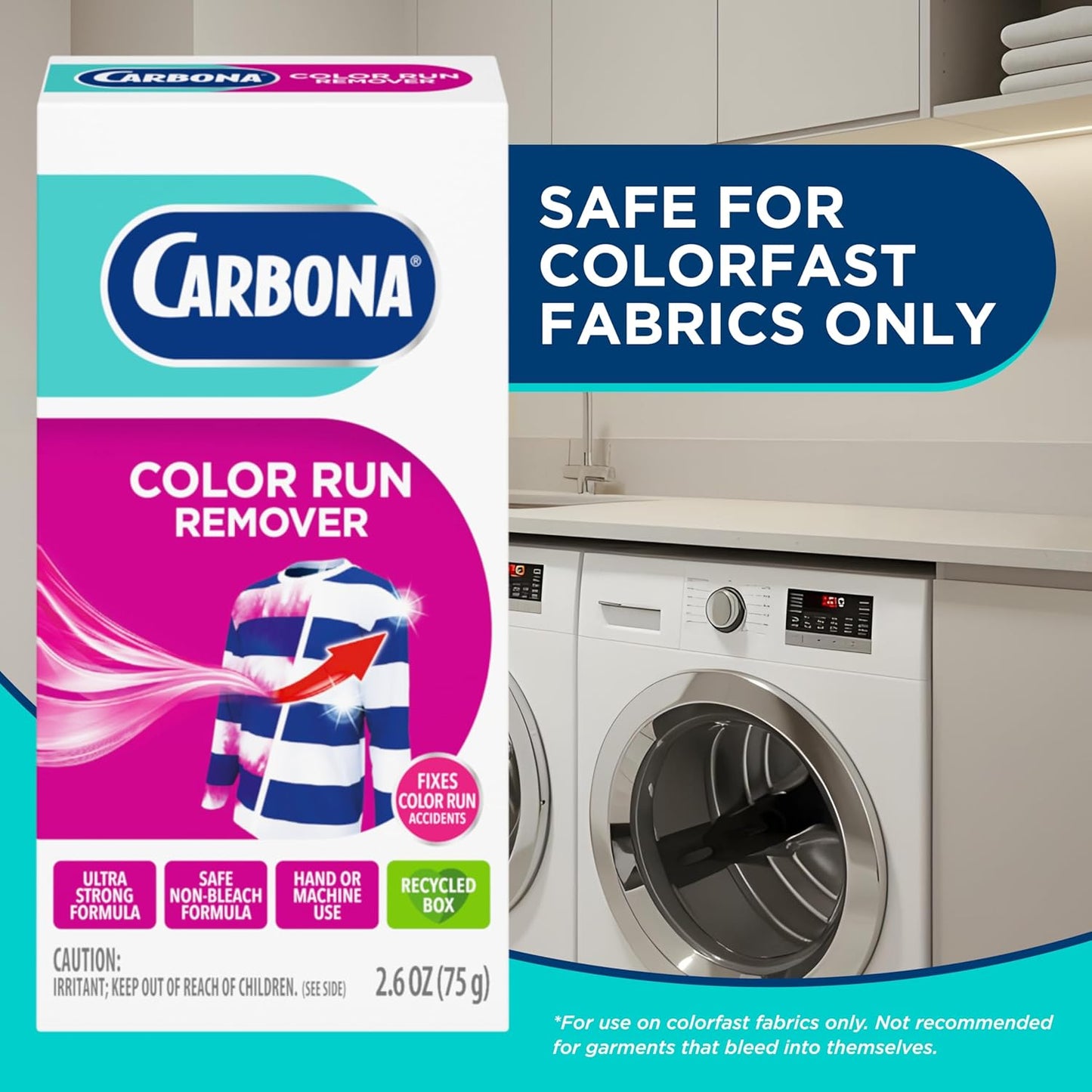 Carbona_Color_Run_Remover_(2.6_Oz),_Ultra_Strong_Laundry_Dye_Transfer_Remover,_Helps_Fix_Color_Run_Accidents,_Brightens_Whites,_Hand_or_Machine_Use