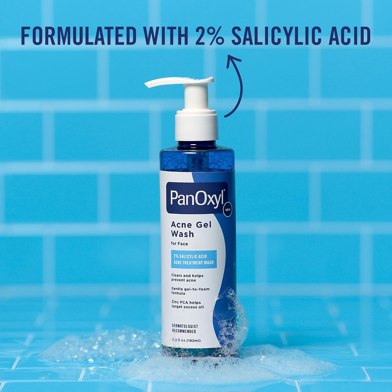 PanOxyl_Acne_Gel_Wash,_2%_Salicylic_Acid,_Moisturizes_with_Blue_Algae_and_Aloe_Vera,_Mattifies_with_Zinc_PCA,_Nourishes_Skin_with_Green_Tea_Extract_and_Betaine,_with_Allantoin,_6.5oz