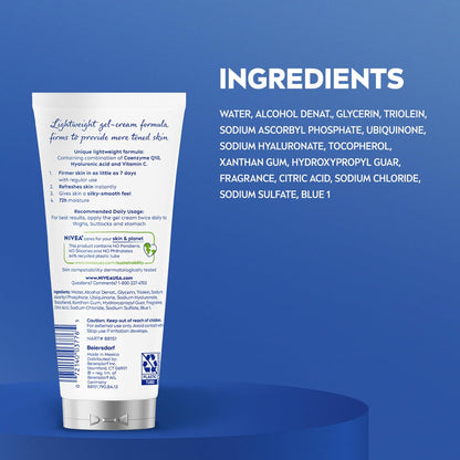 NIVEA_Skin_Firming_&_Toning_Body_Gel_Cream_with_Q10,_Hyaluronic_Acid_and_Vitamin_C,_Clinically_Tested_Skin_Firming_&_Toning_Cream,_72-Hour_Moisture,_6.7_Oz_Tube