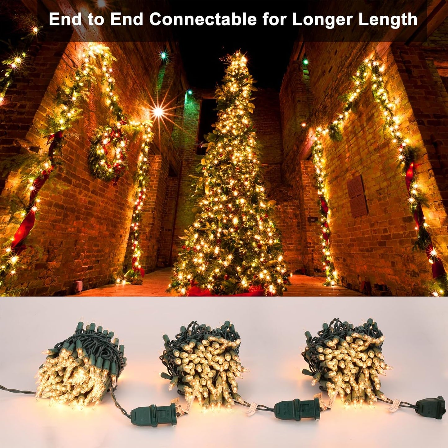 BrizLabs_Clear_Christmas_Lights_Outdoor_300_Count_69.6ft_Incandescent_Christmas_Lights_Connectable_Warm_White_Light_String_UL_Certified_Xmas_Mini_Light_Green_Wire_for_Indoor_Tree_Holiday_Party_Decor