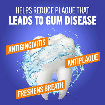 TheraBreath Healthy Gums Oral Rinse, Antigingivitis, Clean Mint Flavor, Dentist Formulated to Help Prevent Gingivitis and Support Gum Health, Alcohol Free