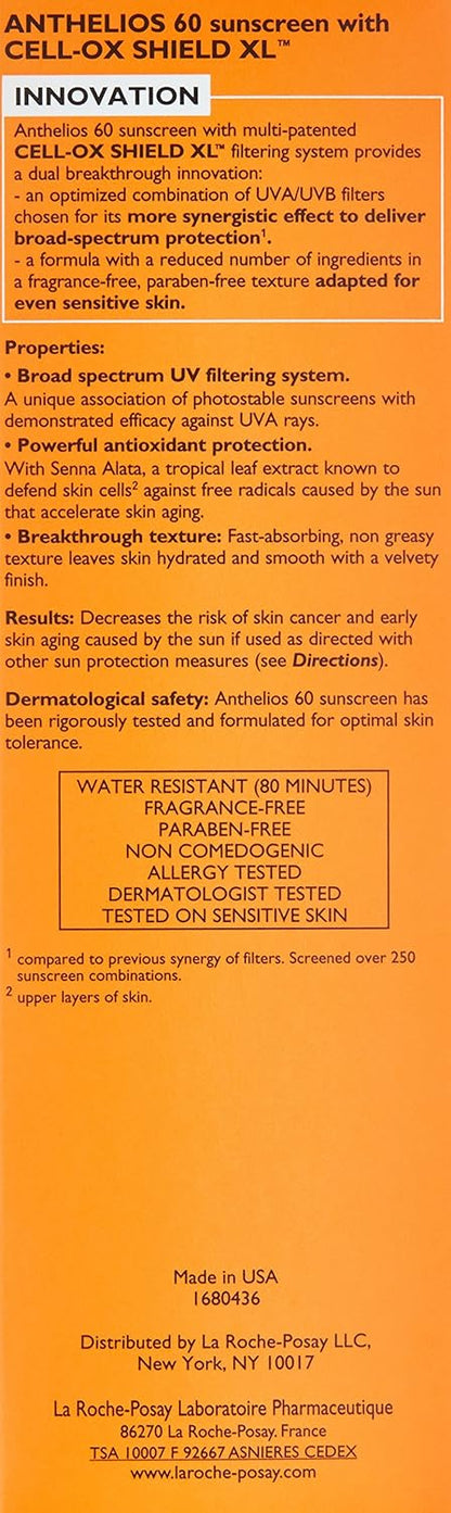 La_Roche-Posay_Anthelios_Melt-In_Milk_Sunscreen_SPF_60,_Sunscreen_For_Body_&_Face,_Broad_Spectrum_SPF_+_Antioxidants,_Oil_Free,_Lightweight_&_Fast_Absorbing,_Oxybenzone_Free
