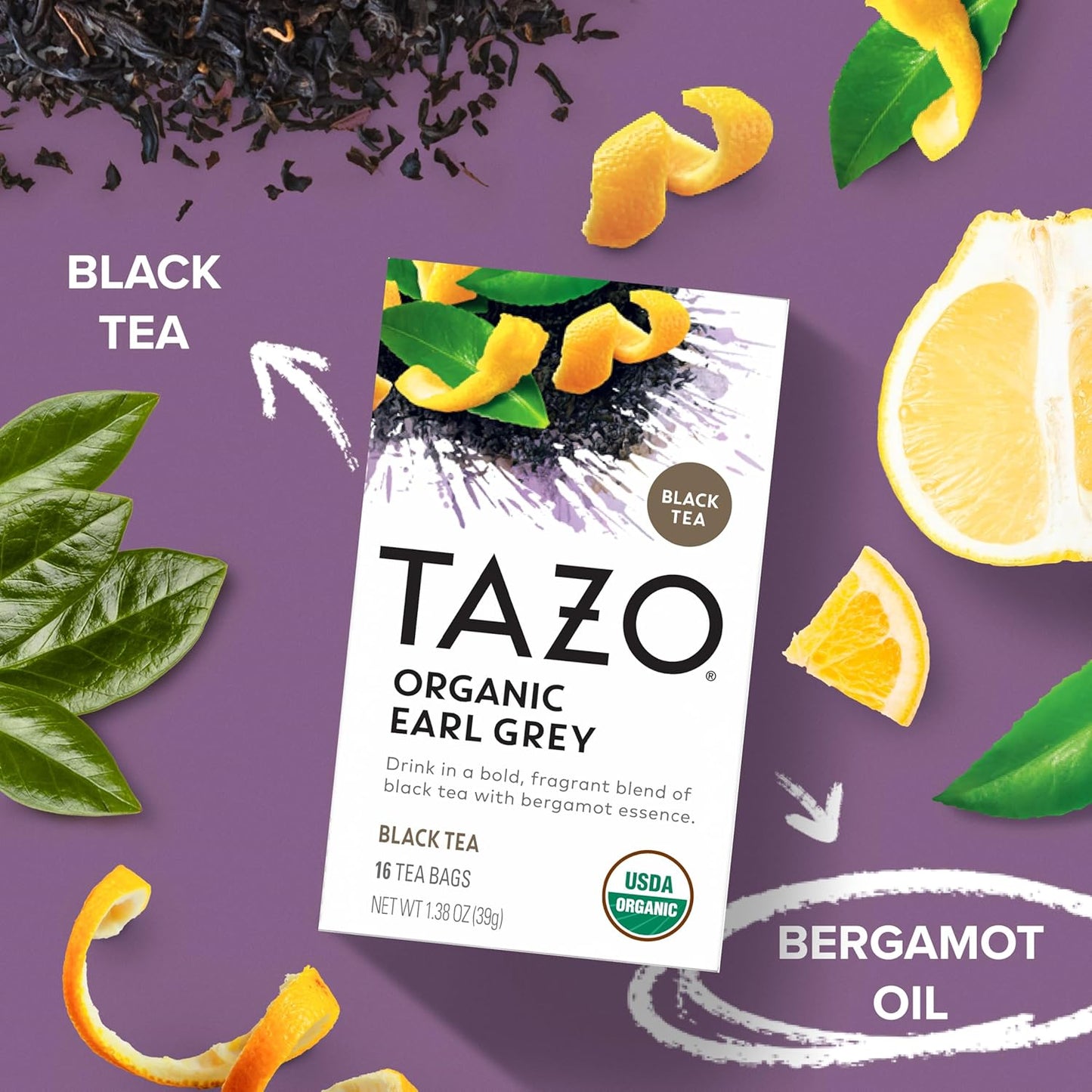 TAZO_Organic_Earl_Grey_for_Health_and_Wellness,_High_Caffeine_and_Bold_Flavor,_16_Count_(Pack_of_6)