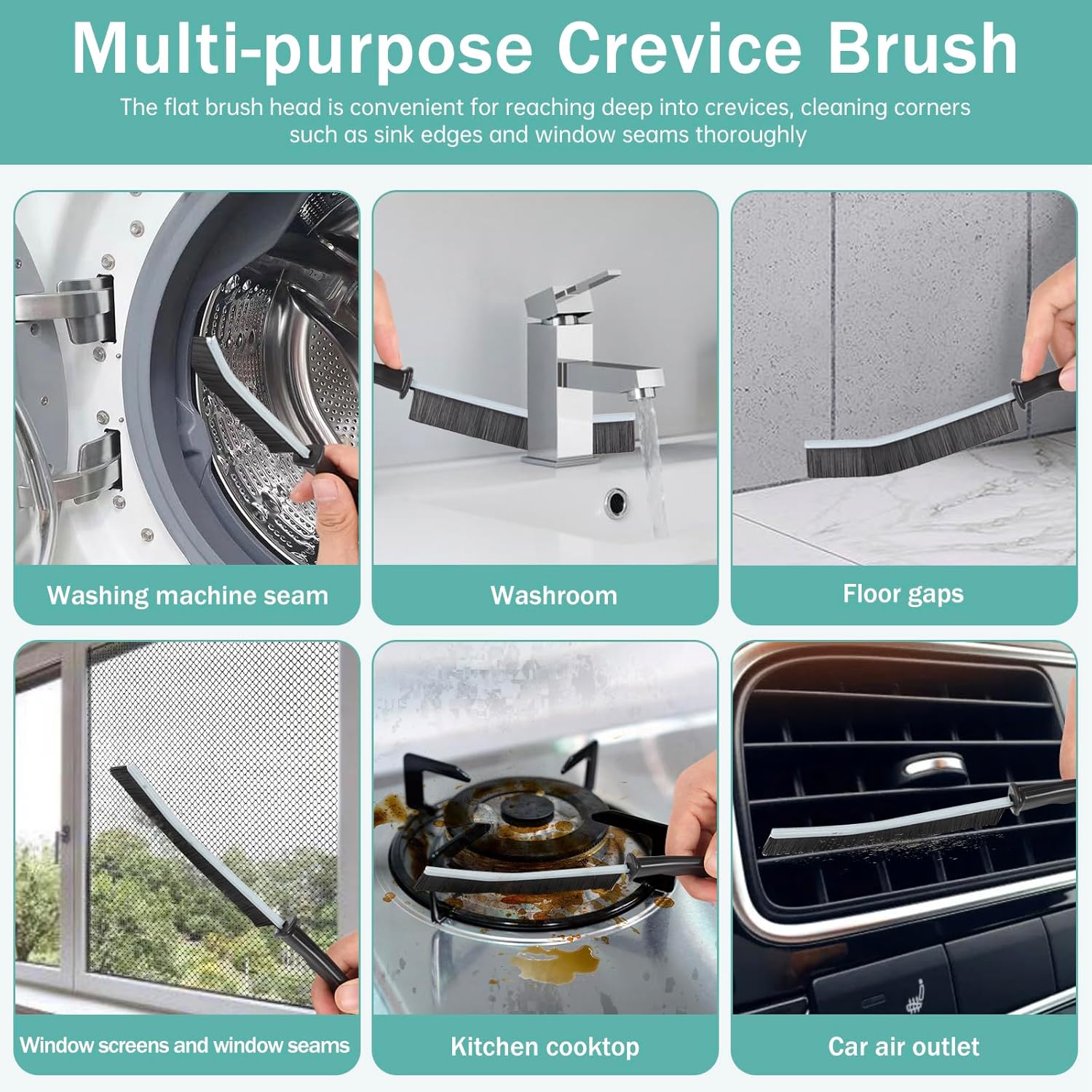 Crevice_Cleaning_Brush，Hard-Bristled_Grout_Brush，2024_New_Multifunctional_Gap_Cleaning_Brush_Tool，Dead_Corners_Brushes_for_Bathroom_Kitchen_Tiles_Window_Door_Slots，3pcs