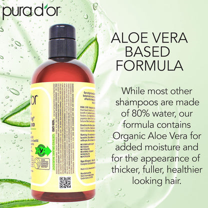 PURA_D'OR_Original_Gold_Label_Anti-Thinning_Shampoo_-_CLINICALLY_TESTED_-_Biotin_&_Argan_Oil_–_Sulfate-Free_Strengthening_&_Volumizing_for_Fuller-Looking_Hair,_Men_&_Women,_Natural_Earthy_Scent_16_oz