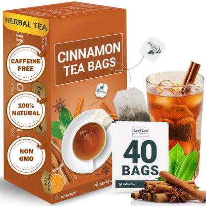 Cinnamon Tea - 40 Tea Bags (Pack of 1)