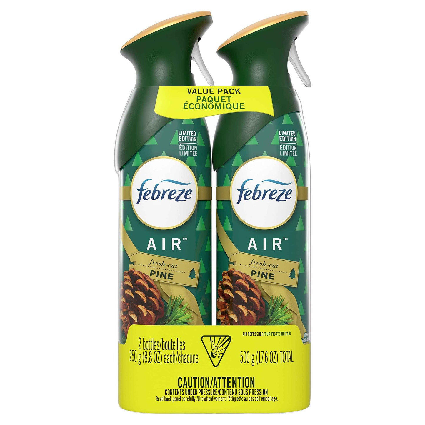 Febreze Air Mist Air Freshener Spray, Odor-Fighting Room Spray, Air Fresheners for Home and Bathroom and Kitchen, Aerosol Can, Mountain Scent