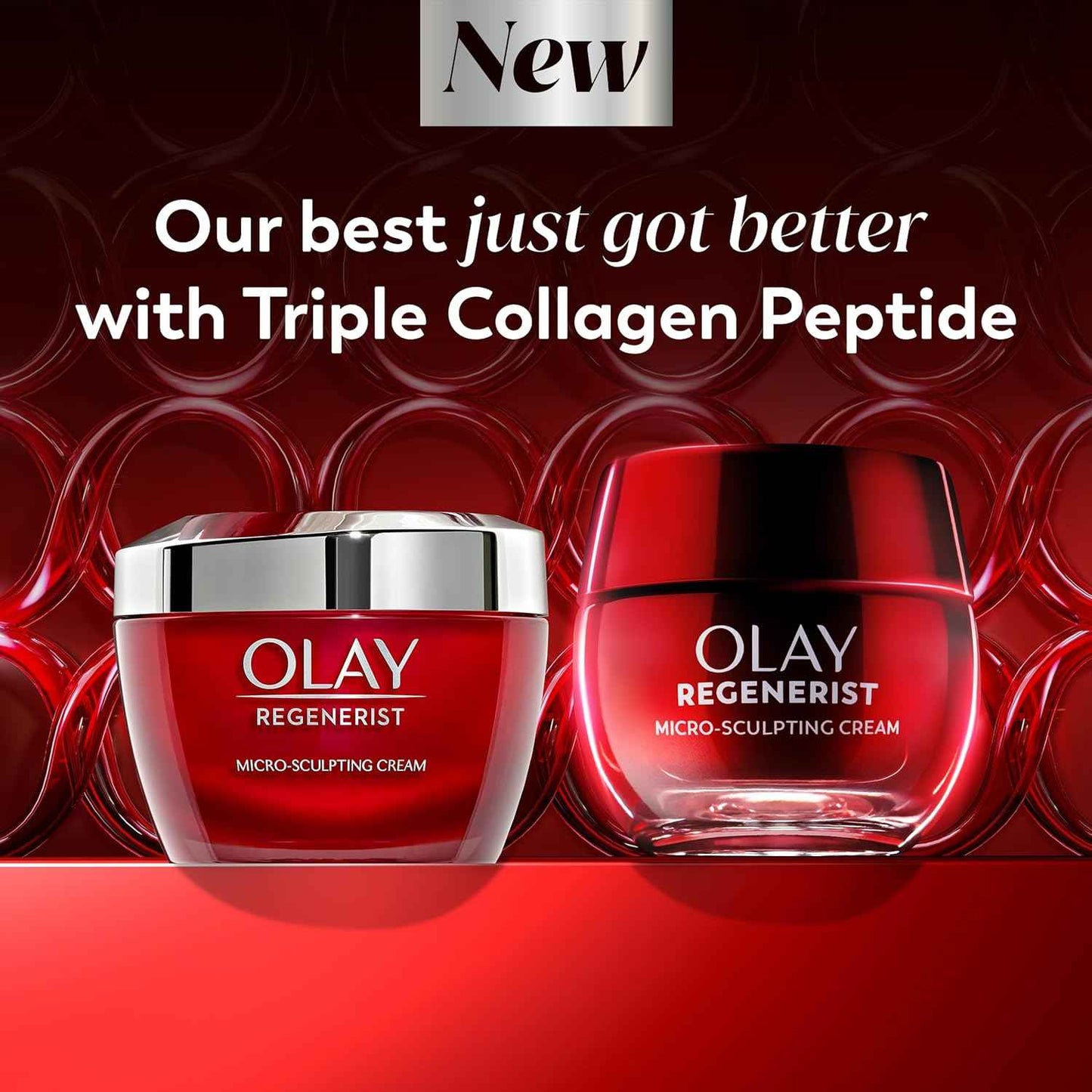 Olay Face Moisturizer, Regenerist Micro-Sculpting Facial Cream for Women - Anti-Aging, Anti-Wrinkle, Firming Skin Care - Triple Collagen Cream, Peptide Moisturizer, Hyaluronic Acid, Niacinamide