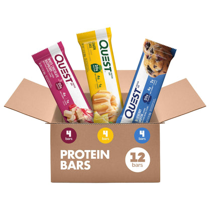 Quest Nutrition Ultimate Variety Pack Protein Bars, High Protein, Low Carb, Gluten Free, Keto Friendly