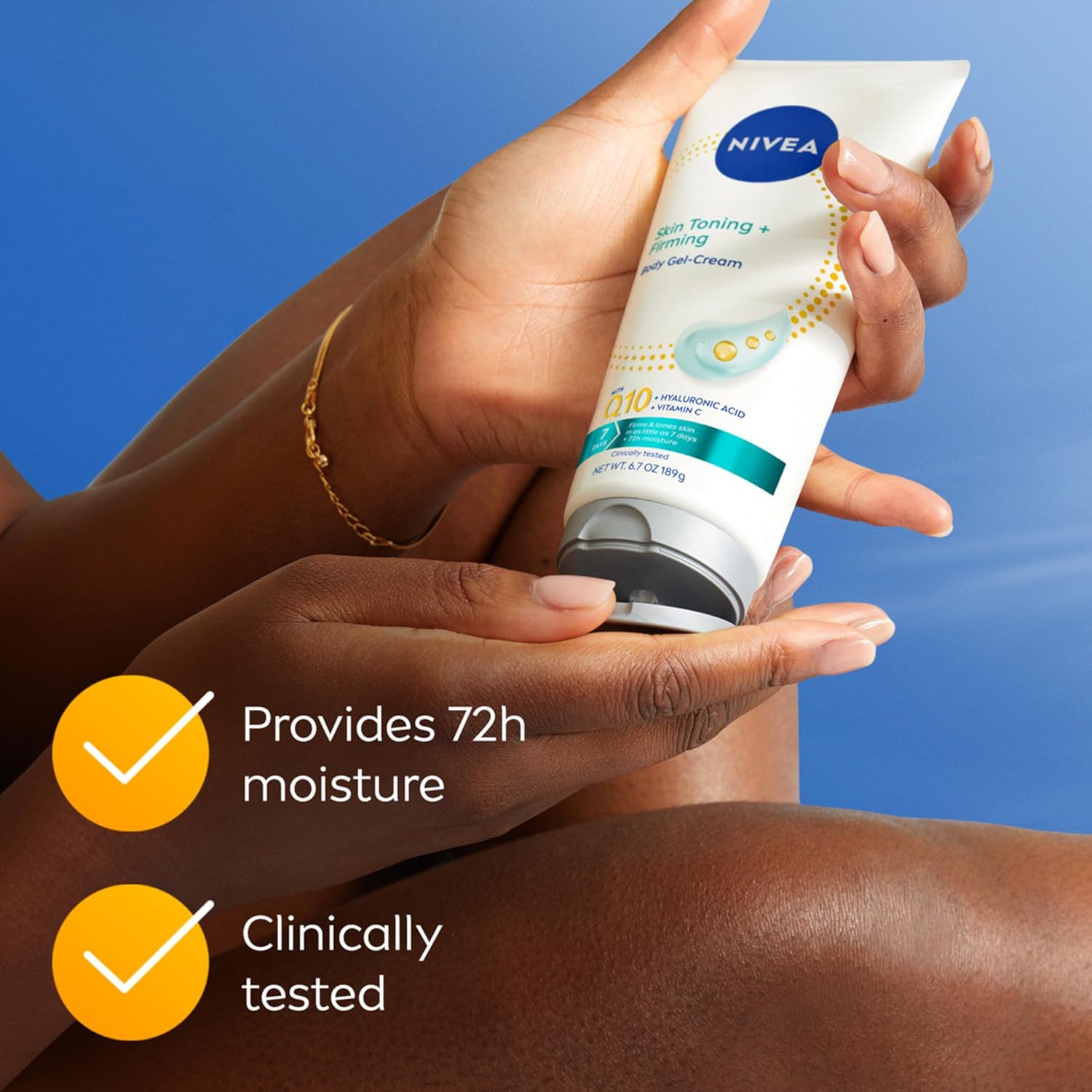 NIVEA_Skin_Firming_&_Toning_Body_Gel_Cream_with_Q10,_Hyaluronic_Acid_and_Vitamin_C,_Clinically_Tested_Skin_Firming_&_Toning_Cream,_72-Hour_Moisture,_6.7_Oz_Tube