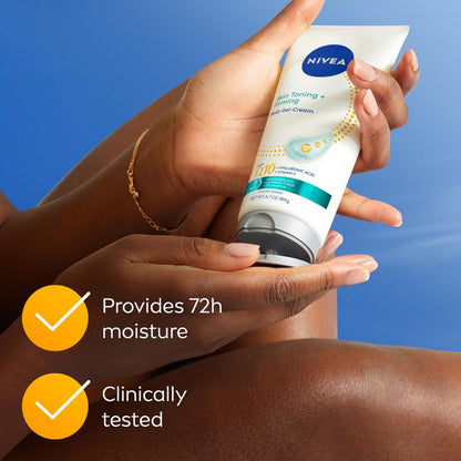 NIVEA_Skin_Firming_&_Toning_Body_Gel_Cream_with_Q10,_Hyaluronic_Acid_and_Vitamin_C,_Clinically_Tested_Skin_Firming_&_Toning_Cream,_72-Hour_Moisture,_6.7_Oz_Tube