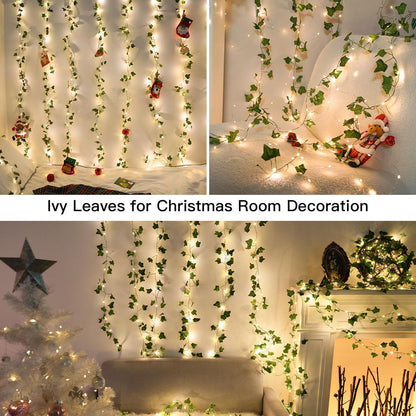 suddus_Vines_with_Light_for_Bedroom,_200_LED_Fairy_Lights_with_Vines,_Ivy_Curtain_Lights_for_Dorm,_Wedding,_Party,_Wall,_Indoor,_Outdoor_Decor,_6.5ft_x_6.5ft