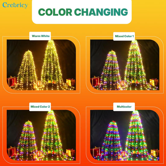 30+_Modes_Ring_Christmas_Tree_Lights_Indoor_Outdoor_-_7.5Ft_x_12_Lines_336_LED_Easy_App_Control_Color_Changing_Timer_Remote_Waterproof_for_6_7_Ft_Xmas_Trees_(Warm_White_to_Multicolor)