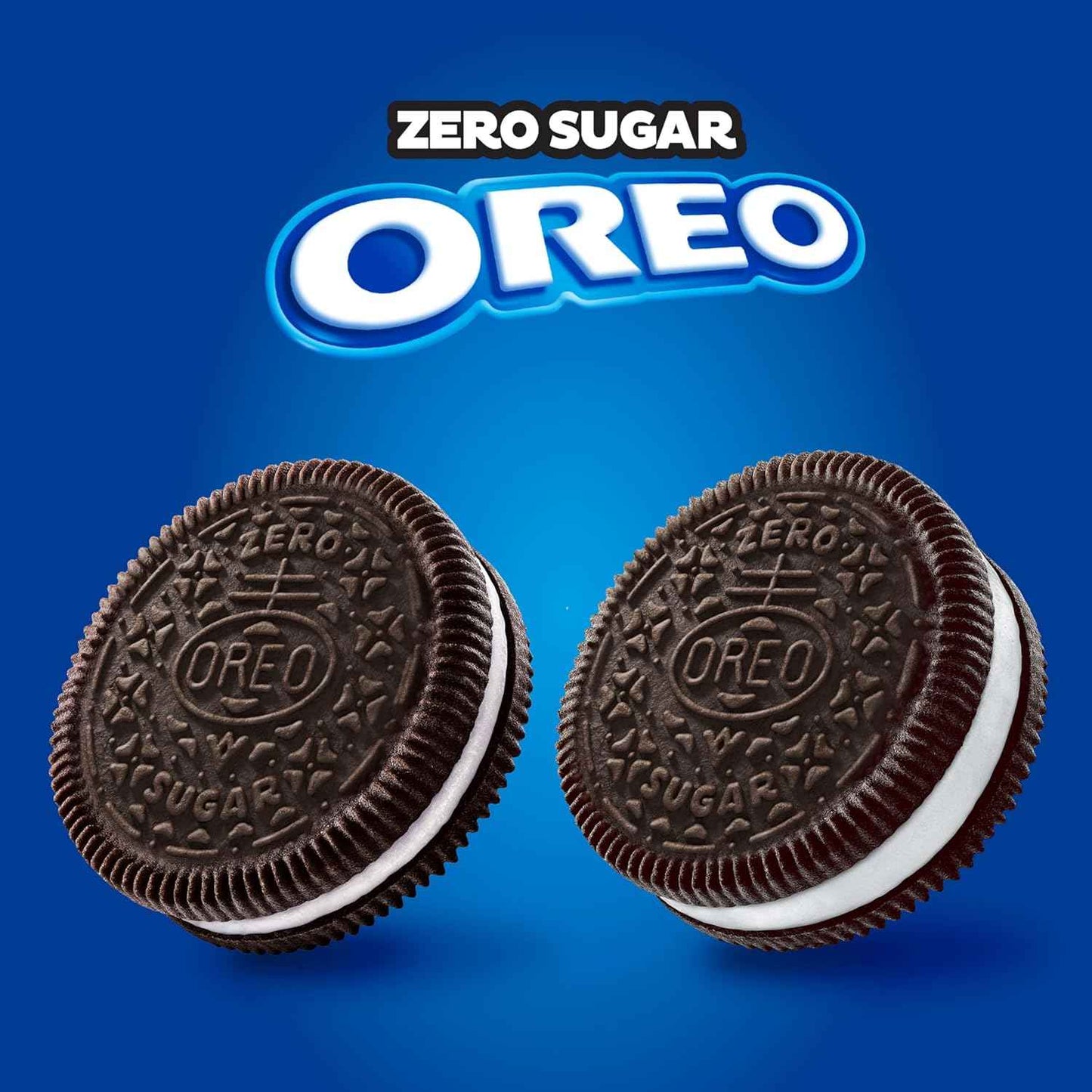 OREO Zero Sugar and OREO Double Stuf Zero Sugar Chocolate Sandwich Cookies Variety Pack, 20 Snack Packs (2 Cookies Each)