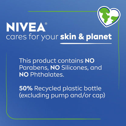 NIVEA_Skin_Firming_Melanin_Beauty_&_Hydration_Body_Lotion_with_Q10_and_Argan_Oil,_Firmer_Skin_in_as_Little_As_Seven_Days,_16.9_Fl_Oz_Pump_Bottle