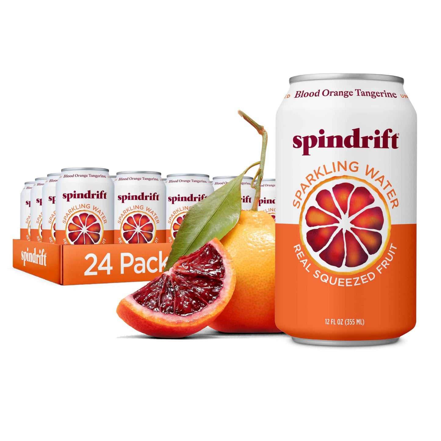 Spindrift Sparkling Water, Made with Real Squeezed Fruit, 12 Fl Oz Cans