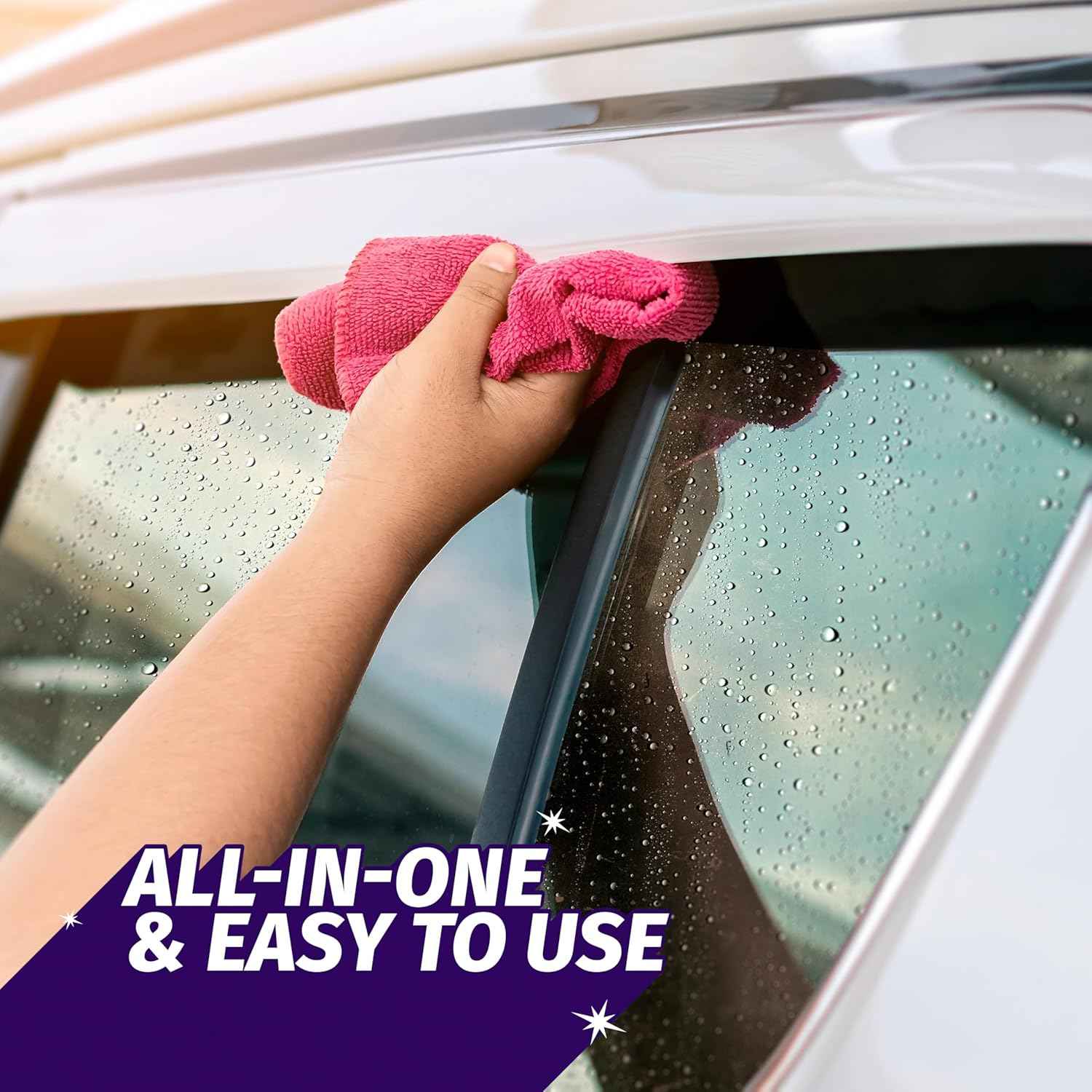 Windex Automotive Car Window and Glass Cleaner, Streak-Free Shine for Car Glass Exteriors, Tinted Windows, and Interior Electronics, 23 fl oz