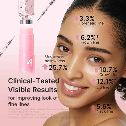 medicube PDRN Pink Collagen Volume Multi Balm Stick | Volufiline, PDRN, NAD, Collagen | Face & Body Balm for Under-Eyes, Neck, Forehead, Smile Lines, Lips | Plumping, Radiance, Line Care | K-Beauty