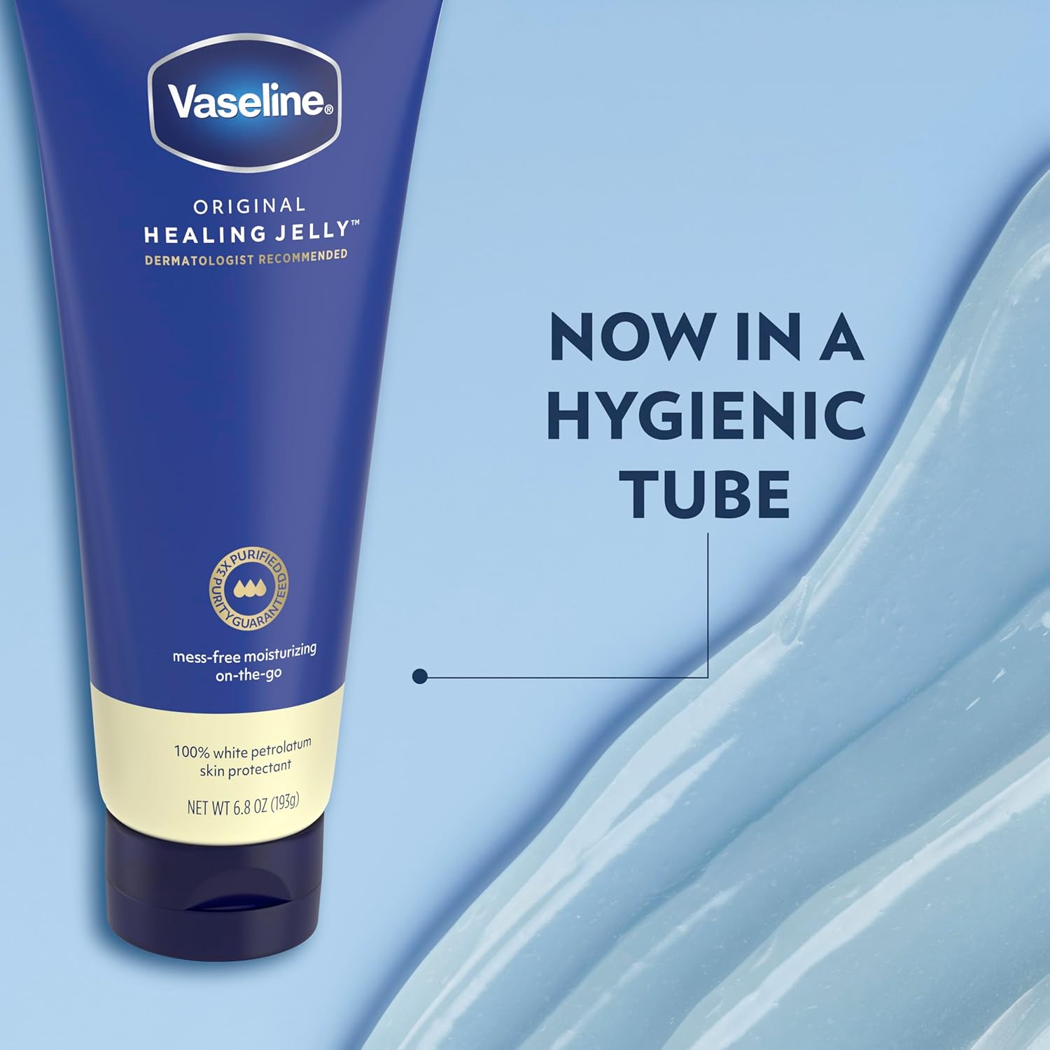 Vaseline_Original_Healing_Jelly_100%_White_Petrolatum_Skin_Protectant_1_ct_for_Mess-Free_Moisturizing_On-the-Go,_with_3x_Purified_Purity-Guaranteed_Formula,_6.8_OZ